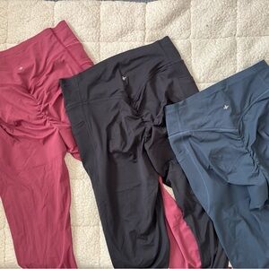 HALARA SoCinched High Waisted Butt Lifting Tummy Control Pocket 7/8 Leggings